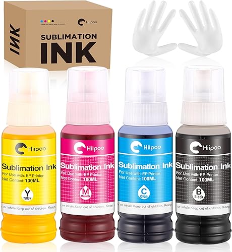 Hiipoo Sublimation Ink 522 Refill Bottles